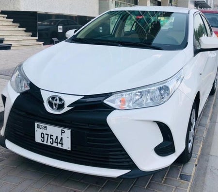 Rent Toyota Yaris 2021 in Dubai